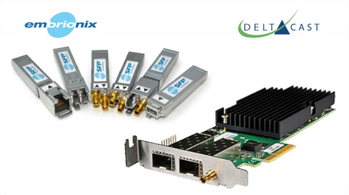 DELTACAST EMBRIONIX SFP Video PCI 12G 6G SDI IP HDMI Analog PCI Express Card 500
